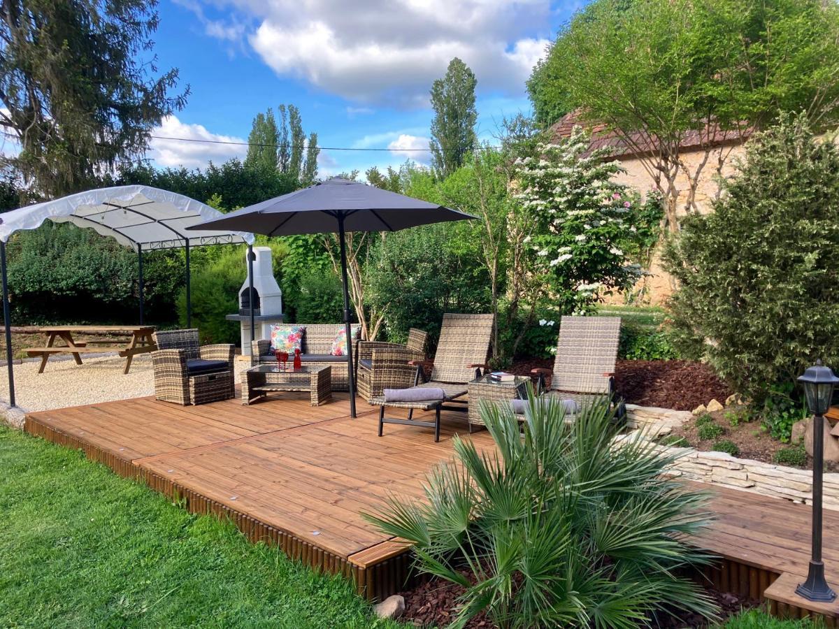 La Tuilerie Grange (Adults Only) Villa Le Bugue Bagian luar foto